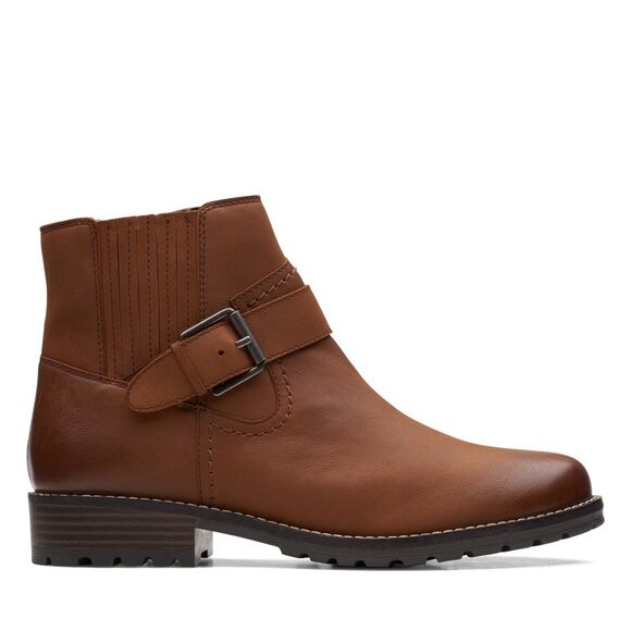 Clarks Shoes - Clarks Womens Clarkwell Strap Brown Boots (NWT)